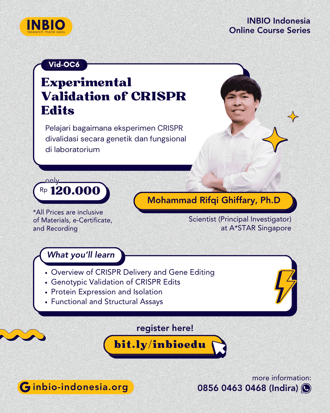 Experimental Validation of CRISPR Edits