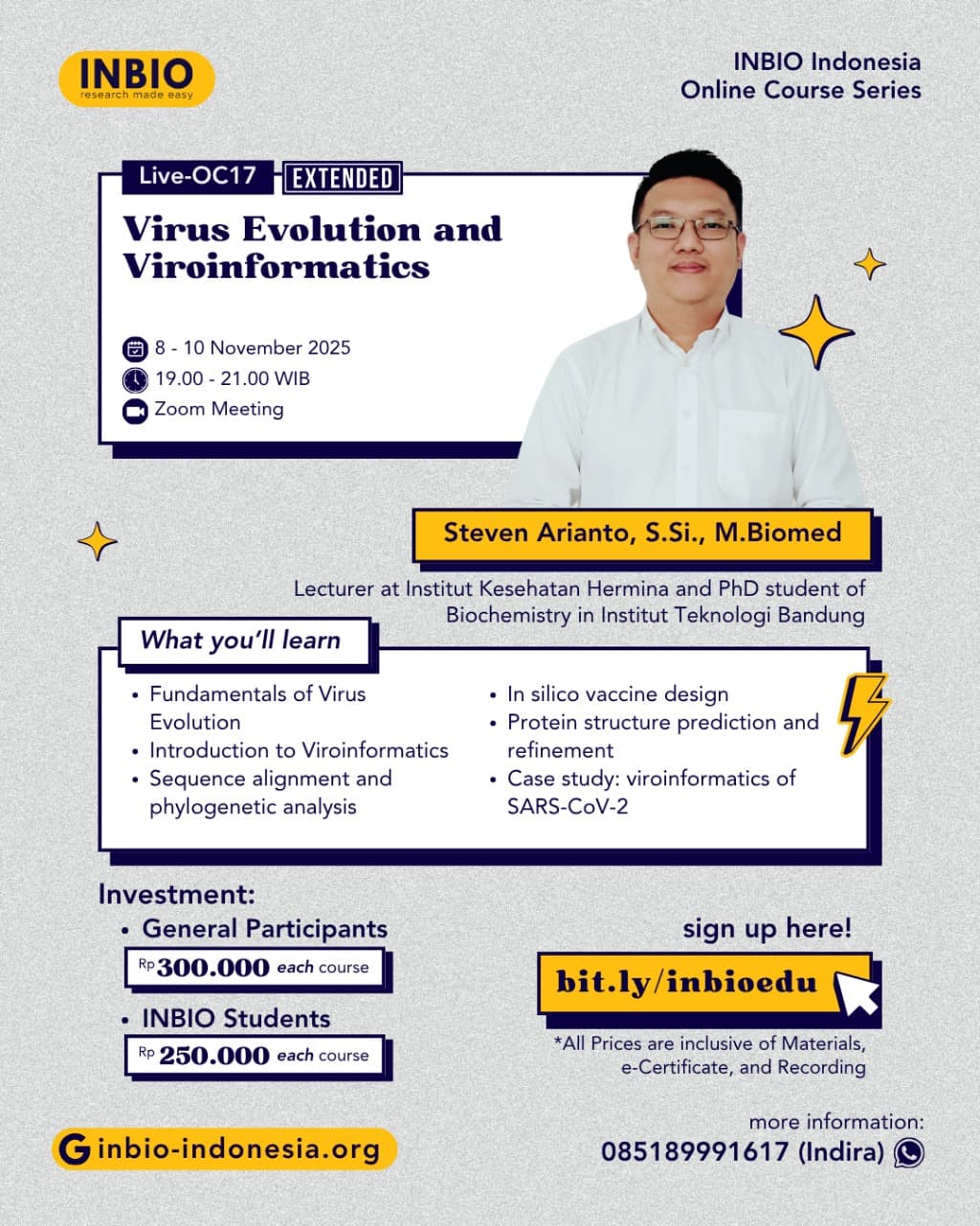 Virus Evolution and Viroinformatics